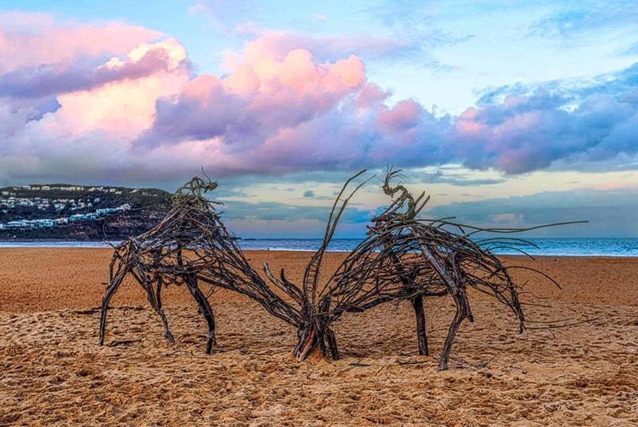 <p>കൊവിഡ് 19 വൈറസ് വ്യാപനത്തെ തുടര്‍ന്ന് ആസ്ട്രേലിയന്‍ ചിത്രകാരനായ പീറ്റ് റഷ് തീരദേശങ്ങളില്‍ ചില പ്രതിഷ്ഠാപനങ്ങള്‍ (installation) ചെയ്യാനാരംഭിച്ചു.&nbsp;<br />&nbsp;</p>