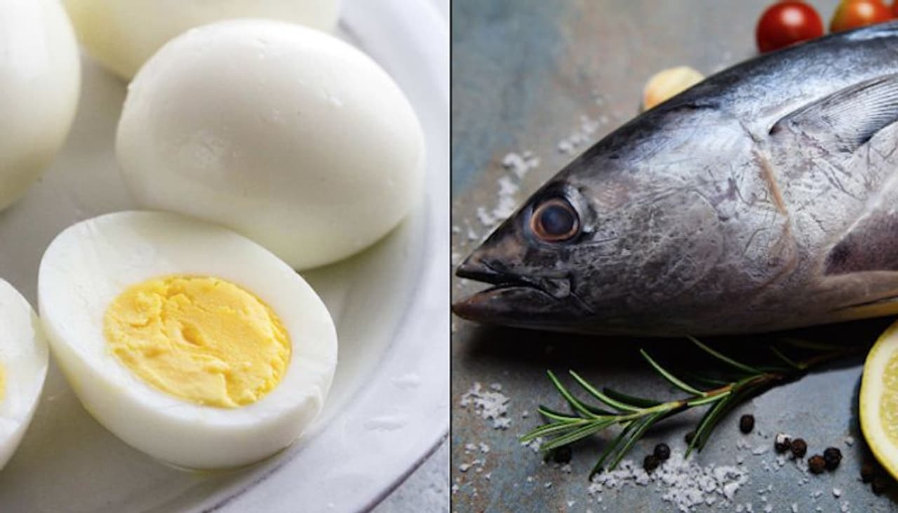 <p><br />Eggs: Easy to cook and tasty, an egg or two is great for maintaining the protein levels in your diet. It is also inexpensive and hardly raises the cholesterol levels. Although it is always recommended to have egg white, you can always indulge in the yolk every now and then. Make water poaches or omelettes in less oil, an egg could always bring variety to your boring diet.</p> <p><br />Eggs: Easy to cook and tasty, an egg or two is great for maintaining the protein levels in your diet. It is also inexpensive and hardly raises the cholesterol levels. Although it is always recommended to have egg white, you can always indulge in the yolk every now and then. Make water poaches or omelettes in less oil, an egg could always bring variety to your boring diet.</p>