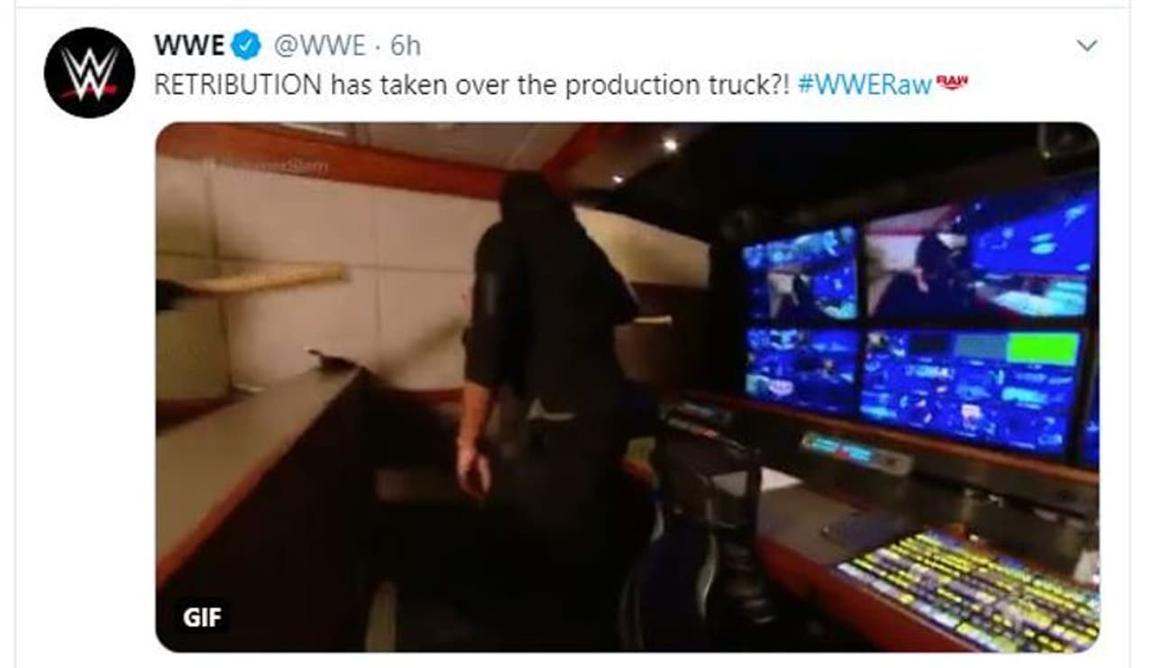 <p>RETRIBUTION crashed the WWE TV production truck</p> <p>RETRIBUTION crashed the WWE TV production truck</p>