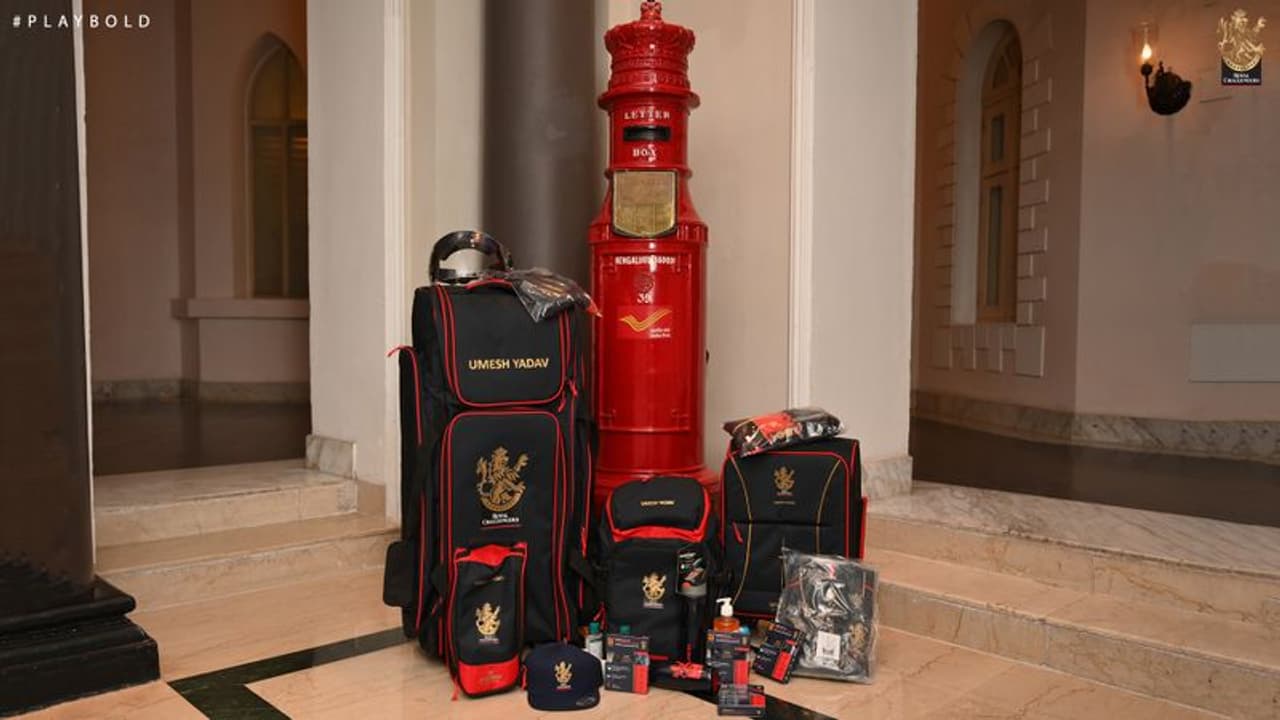 <p>On Thursday, RCB posted four pictures on their Twitter handle. In the images, kit bags of their players were seen.</p> <p>On Thursday, RCB posted four pictures on their Twitter handle. In the images, kit bags of their players were seen.</p>