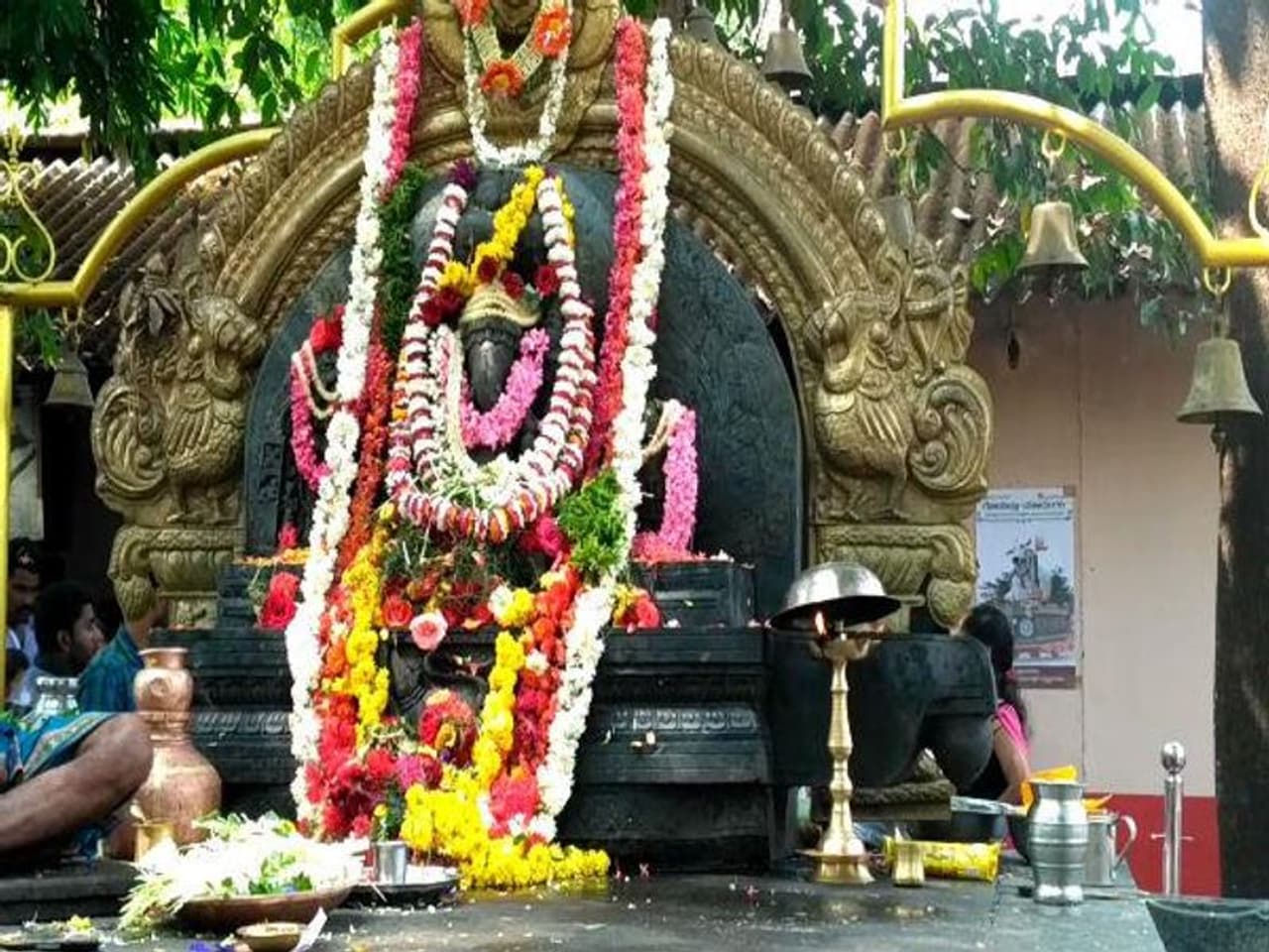 <p>ಸುಮಾರು 800 ವರ್ಷಗಳ ಹಿಂದೆ ಈ ಪ್ರದೇಶದ ಸಮೀಪದ ರಾಜವಂಶವೊಂದಕ್ಕೆ ದೇವಾಲಯವು ಸೇರಿತ್ತು. ಸಂಗ್ರಾಮವೊಂದರಲ್ಲಿ ಅರಸೊತ್ತಿಗೆ ನಾಶವಾದಾಗ ದೇವಾಲಯವೂ ಅವನತಿ ಹೊಂದಿತ್ತು.</p>