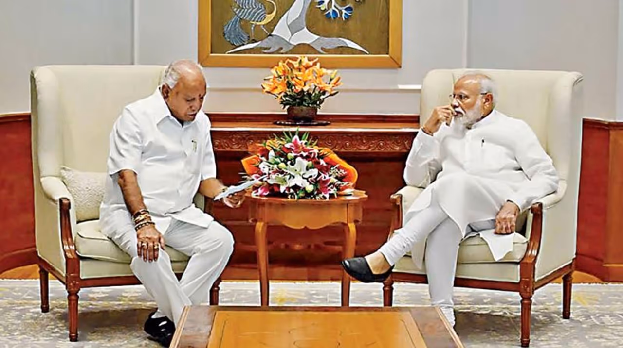 <p>Karnataka chief minister BS Yediyurappa is likely to meet Prime Minister Narendra Modi requesting financial assistance from the central government towards flood relief activities.<br /> </p> <p>Karnataka chief minister BS Yediyurappa is likely to meet Prime Minister Narendra Modi requesting financial assistance from the central government towards flood relief activities.<br /> </p>