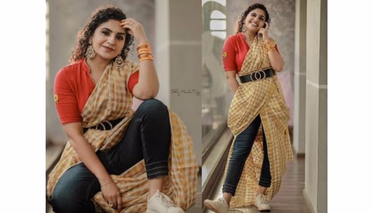 <p>വേറിട്ട കോസ്റ്റ്യൂമിലാണ് ഇത്തവണ നൂറിനെ ആരാധകര് കാണുന്നത്. പ്രമുഖ ഓണ്ലൈന് ബ്രാന്ഡായ 'അജിയോലൈഫാ'ണ് ഈ വസ്ത്രത്തിന് പിന്നില്.</p> <p>വേറിട്ട കോസ്റ്റ്യൂമിലാണ് ഇത്തവണ നൂറിനെ ആരാധകര് കാണുന്നത്. പ്രമുഖ ഓണ്ലൈന് ബ്രാന്ഡായ 'അജിയോലൈഫാ'ണ് ഈ വസ്ത്രത്തിന് പിന്നില്.</p>