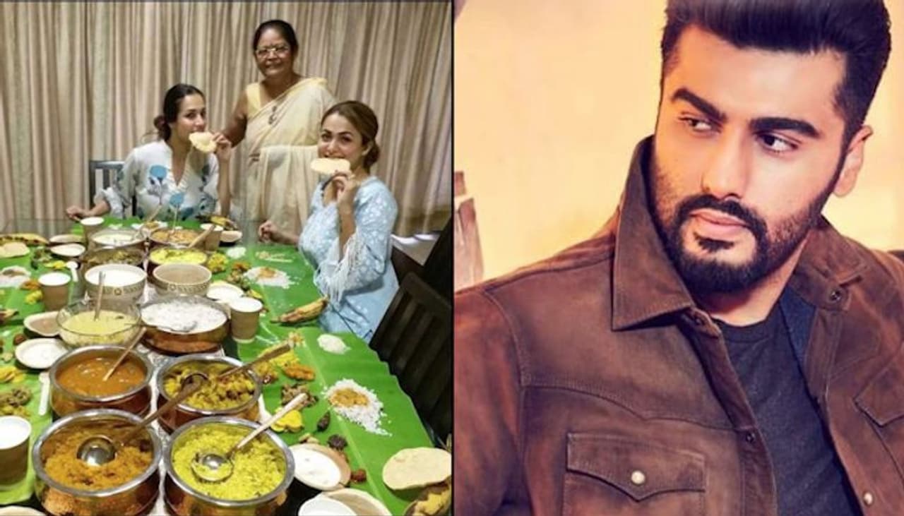 <p>Every year during the festival of Onam, Malaika Arora and Amrita Arora visit their mum's house to relish Sadya. This year was no different. <br /> </p> <p>Every year during the festival of Onam, Malaika Arora and Amrita Arora visit their mum's house to relish Sadya. This year was no different. <br /> </p>