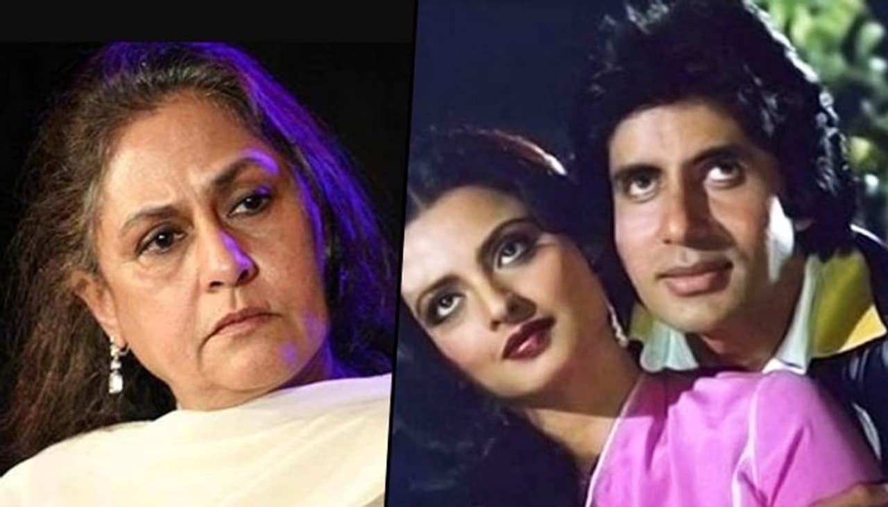 <p style="margin bottom:11px"><span style="font size:11pt"><span style="line height:107%"><span style="font family:Calibri,sans serif">One couldn’t take their eyes off the sizzling chemistry between the legendary Amitabh Bachchan and Rekha. They kept the eyes and heart of the audience captive, as they delivered so many hit films together. By the end of the 1970’s the news of Rekha and Amitabh’s love affair made its way on all cover stories and interviews, considering he was already married to Jaya Bhaduri. He fell in love with his co –actor Rekha on the sets of ‘Do Anjaane’ (1976)</span></span></span></p><p style="margin bottom:11px"><span style="font size:11pt"><span style="line height:107%"><span style="font family:Calibri,sans serif">&nbsp;</span></span></span></p>