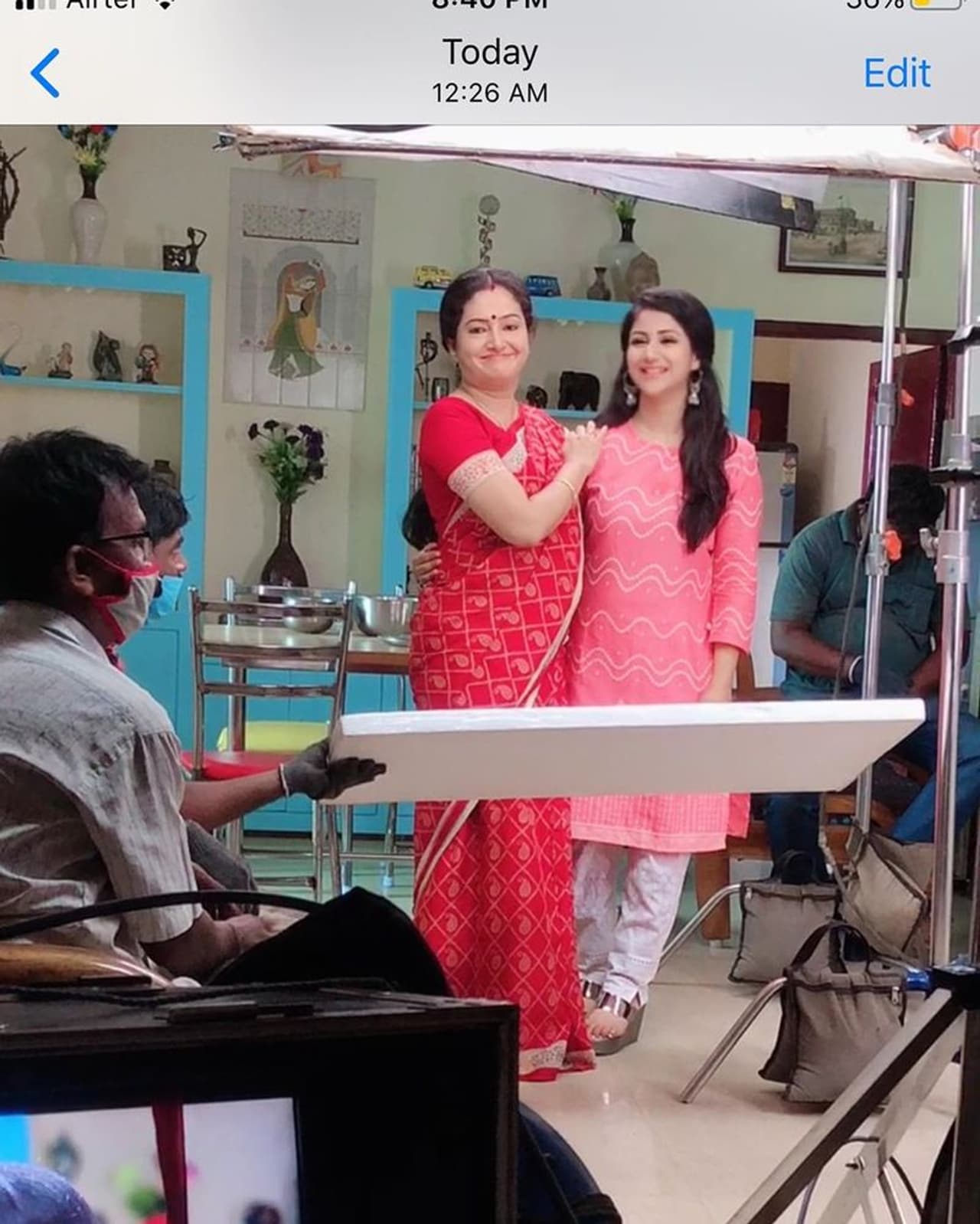 <p>புதிய சீரியலில் நியூ லுக்&nbsp;</p>