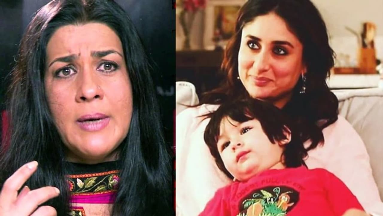 <p>In many occasions, we have seen Kareen Kapoor spending time with Saif Ali Khan's ex wife Amrita Singh's kids, Sara Ali Khan and Ibrahim Ali Khan. But, have you ever seen Amrita Singh with Kareena's son Taimur Ali Khan together?</p> <p>In many occasions, we have seen Kareen Kapoor spending time with Saif Ali Khan's ex wife Amrita Singh's kids, Sara Ali Khan and Ibrahim Ali Khan. But, have you ever seen Amrita Singh with Kareena's son Taimur Ali Khan together?</p>