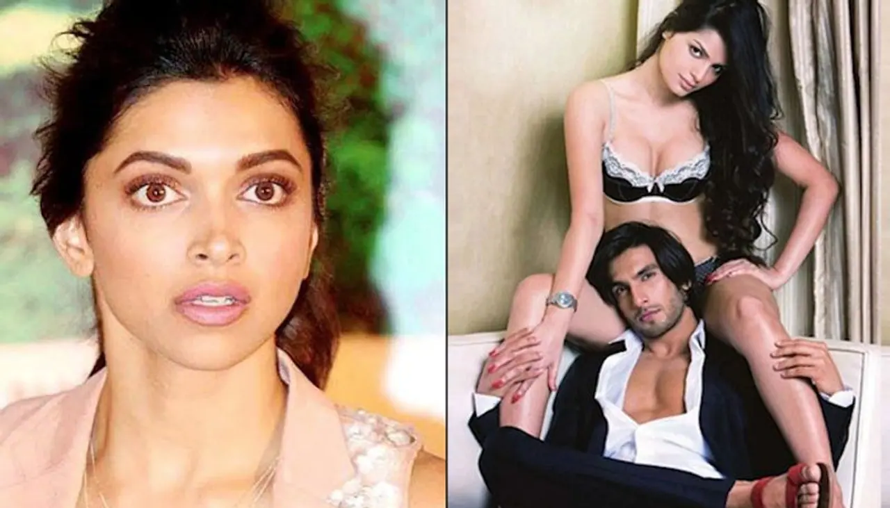 <p>Ranveer Singh and Deepika Padukone are considered one of the naughtiest and cutest couples in Bollywood. Their onscreen and offscreen PDAs always make headlines. Both of them seem very happy together and they hardly miss a chance to appreciate each other.<br />&nbsp;</p>