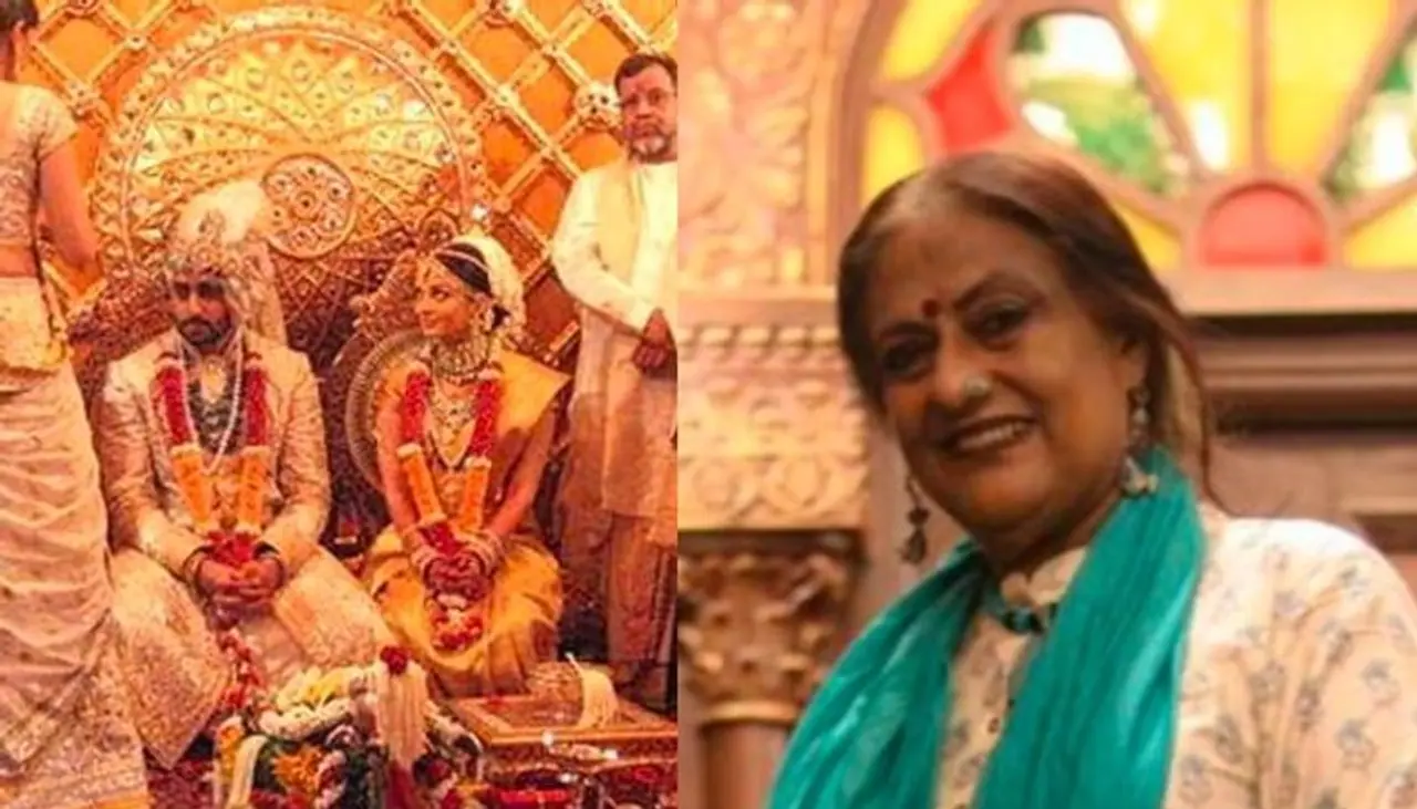 <p style="text align: justify;">Aishwarya Rai's mother came to Kolkata for the shooting of ‘Choker Bali’. There she got to know about the renowned fashion designer Sharbari Datta.<br />&nbsp;</p>