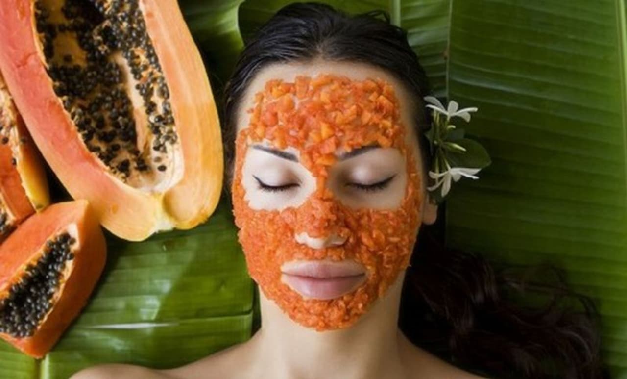 <p>In addition to being a smoothie essential, papaya also has all components to become a mainstay in your DIY routine. The fruit is rich in papain, an exfoliating enzyme that can dissolve proteins. So, when applied topically, it can aid chemical exfoliation while unclogging pores and preventing dullness or acne.</p>