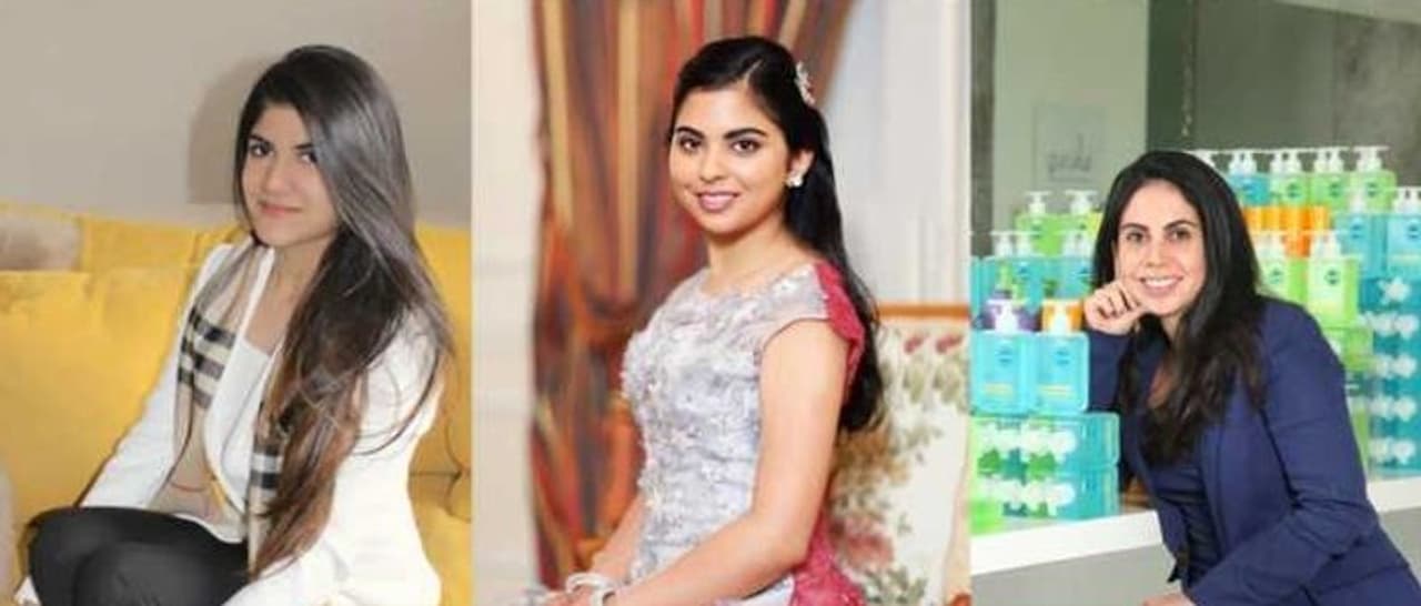 <p>దేశంలోని అత్యంత ధనవంతులైన వ్యాపారవేత్తల కుమార్తెలు అందంతో పాటు ఆకర్షణీయమైన జీవనశైలికి ప్రసిద్ది చెందుతూ వ్యాపార రంగంలో కూడా వారు &nbsp;ప్రత్యేక స్థానాన్ని సంపాదించుకున్నారు. విరిలో చాలామంది ప్రత్యేక విజయాలను సాధించి ప్రసిద్ది చెందారు. వ్యాపార ప్రపంచంలో అనేక రంగాలలో కూడా అద్భుతమైన విజయాన్ని సాధించారు. &nbsp;&nbsp;<br />&nbsp;</p>