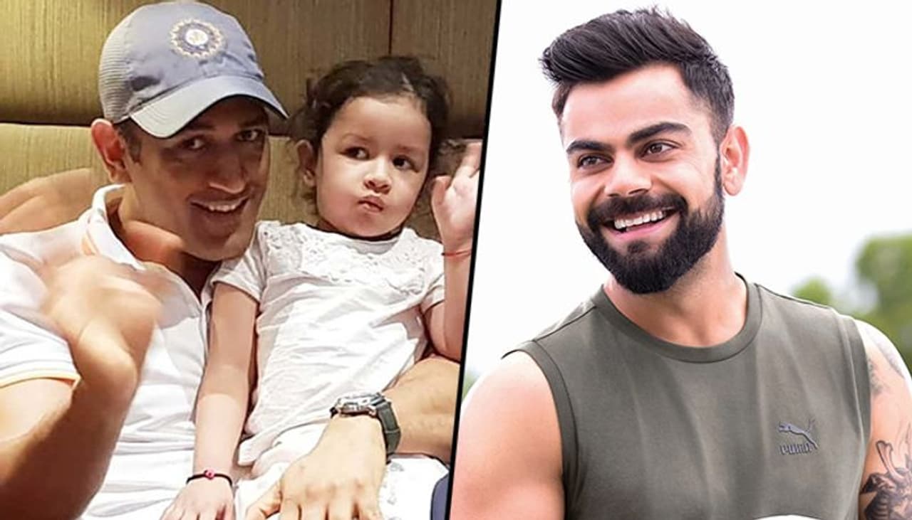 <p>When it comes to the relationship between India's two of the most prominent captains, Virat Kohli and MS Dhoni, it is always a respectful one. However, when it comes to Kohli and Dhoni's daughter Ziva, it is overloaded with cuteness.</p>