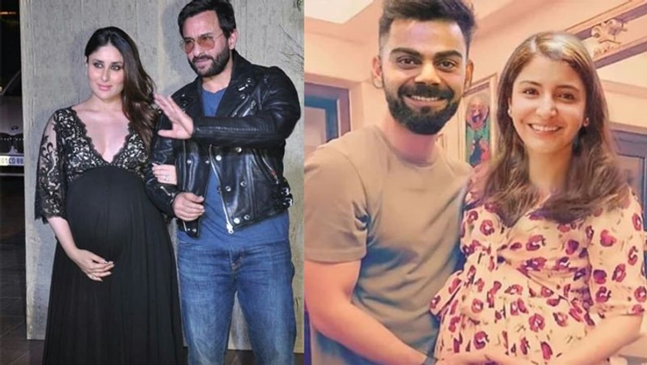 <p>ಕರೀನಾ ಕಪೂರ್ ಪತಿ ಸೈಫ್ ಅಲಿ ಖಾನ್ ಜೊತೆ ಈ ಸುದ್ದಿಯನ್ನು ಎಲ್ಲರೊಂದಿಗೆ ಹಂಚಿಕೊಂಡರೆ, ಅನುಷ್ಕಾ ಶರ್ಮಾ, ಪತಿ ವಿರಾಟ್ ಕೊಹ್ಲಿ ಜೊತೆ ಬೇಬಿ ಬಂಪ್ ಪೋಟೋ ಶೇರ್ ಮಾಡಿದ್ದರು.</p> <p>ಕರೀನಾ ಕಪೂರ್ ಪತಿ ಸೈಫ್ ಅಲಿ ಖಾನ್ ಜೊತೆ ಈ ಸುದ್ದಿಯನ್ನು ಎಲ್ಲರೊಂದಿಗೆ ಹಂಚಿಕೊಂಡರೆ, ಅನುಷ್ಕಾ ಶರ್ಮಾ, ಪತಿ ವಿರಾಟ್ ಕೊಹ್ಲಿ ಜೊತೆ ಬೇಬಿ ಬಂಪ್ ಪೋಟೋ ಶೇರ್ ಮಾಡಿದ್ದರು.</p>