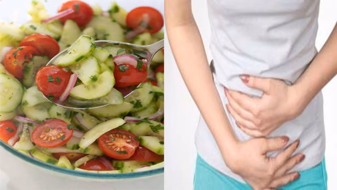 <p>ಹೌದು ಟೆಸ್ಟ್ ಒಂದು ಇದನ್ನು ಸಾಬೀತು ಪಡಿಸಿದೆ. ನಿಮಗೆ ಟೊಮಾಟೊ ಮತ್ತು ಸೌತೆಕಾಯಿ ಕಾಂಬಿನೇಷನ್ ಇಷ್ಟ ಆಗಬಹುದು, ಆದರೆ ಆರೋಗ್ಯದ ದೃಷ್ಟಿಯಿಂದ ಇದು ಉತ್ತಮವಲ್ಲ ಎಂದು ಅಧ್ಯಯನ ಹೇಳಿದೆ. ಯಾಕೆ ಹೇಗೆ ಅನ್ನೋದನ್ನು ನಾವು ಹೇಳುತ್ತೇವೆ.. </p> <p>ಹೌದು ಟೆಸ್ಟ್ ಒಂದು ಇದನ್ನು ಸಾಬೀತು ಪಡಿಸಿದೆ. ನಿಮಗೆ ಟೊಮಾಟೊ ಮತ್ತು ಸೌತೆಕಾಯಿ ಕಾಂಬಿನೇಷನ್ ಇಷ್ಟ ಆಗಬಹುದು, ಆದರೆ ಆರೋಗ್ಯದ ದೃಷ್ಟಿಯಿಂದ ಇದು ಉತ್ತಮವಲ್ಲ ಎಂದು ಅಧ್ಯಯನ ಹೇಳಿದೆ. ಯಾಕೆ ಹೇಗೆ ಅನ್ನೋದನ್ನು ನಾವು ಹೇಳುತ್ತೇವೆ.. </p>