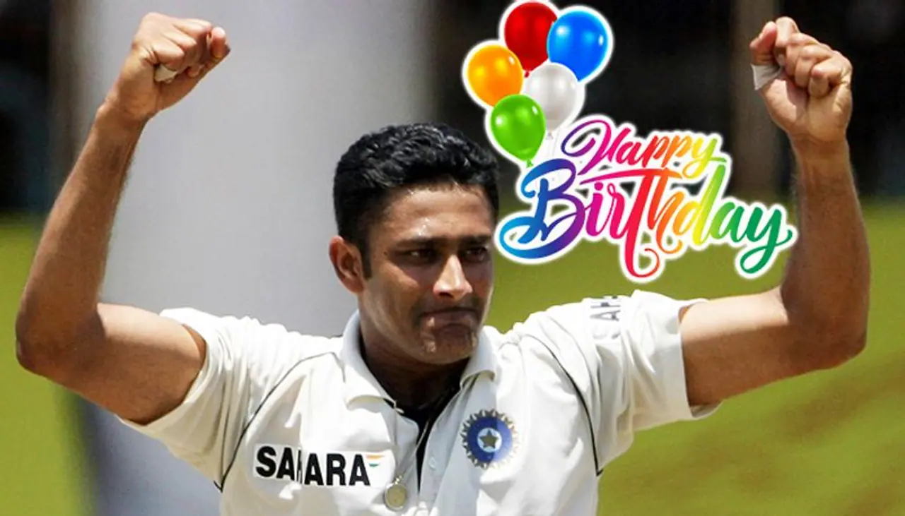 <p>Former Indian leg spinner Anil Kumble is undoubtedly one of the legendary spinners in the sport and the greatest to be ever produced by India. Having claimed the highest wickets for the side in Tests and ODIs, he is a true legend, besides being an ICC Hall of Famer.</p> <p>Former Indian leg spinner Anil Kumble is undoubtedly one of the legendary spinners in the sport and the greatest to be ever produced by India. Having claimed the highest wickets for the side in Tests and ODIs, he is a true legend, besides being an ICC Hall of Famer.</p>