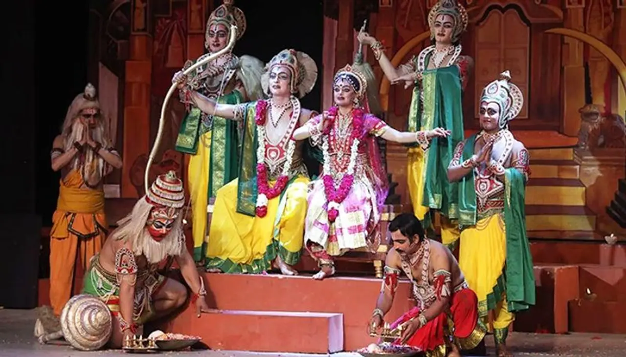<p>The stage is set for the nine day Ramleela this Dussehra in Ayodhya</p> <p>The stage is set for the nine day Ramleela this Dussehra in Ayodhya</p>