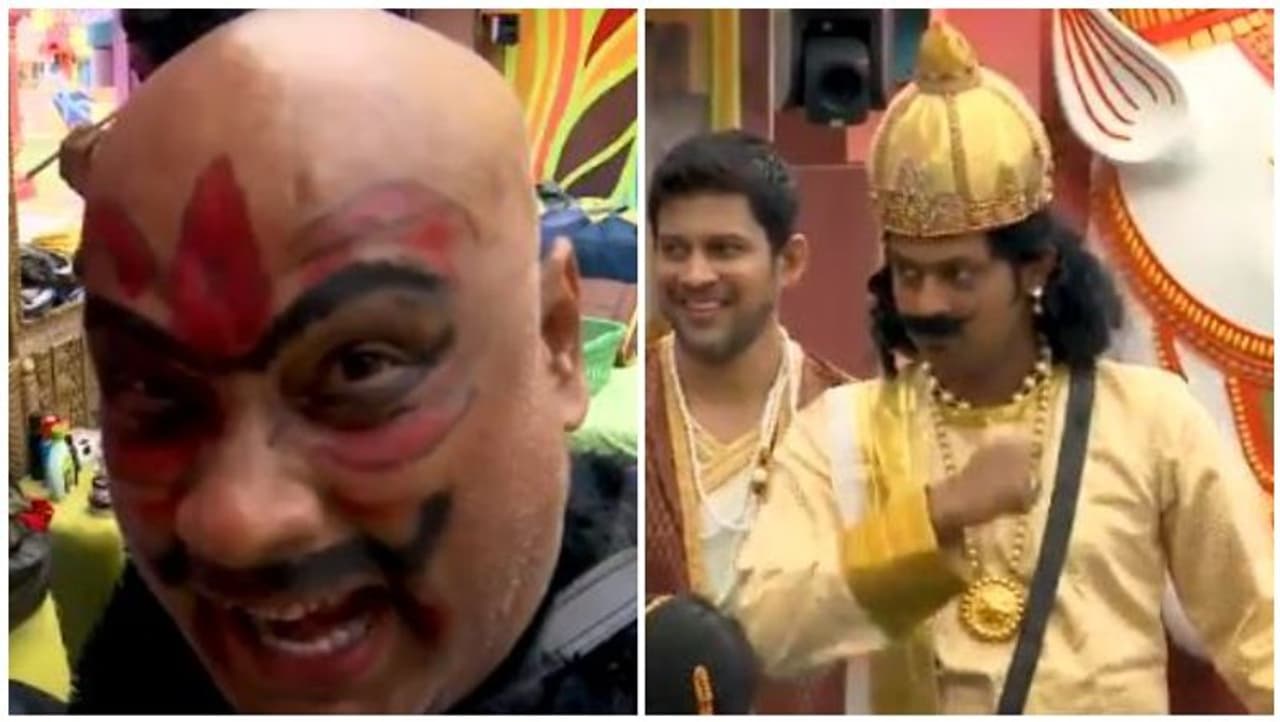 <p>பிக்பாஸ் வீட்டில் தற்போது நடந்து வரும் காடா... நாடா... டாஸ்கில் சனம் ஷெட்டி சுரேஷ் சக்ரவர்த்தியின் வயதுக்கு கூட மரியாதை தராமல், வாடா, போடா என பேசியுள்ளது பரபரப்பை ஏற்படுத்தியுள்ளது.</p> <p>பிக்பாஸ் வீட்டில் தற்போது நடந்து வரும் காடா... நாடா... டாஸ்கில் சனம் ஷெட்டி சுரேஷ் சக்ரவர்த்தியின் வயதுக்கு கூட மரியாதை தராமல், வாடா, போடா என பேசியுள்ளது பரபரப்பை ஏற்படுத்தியுள்ளது.</p>