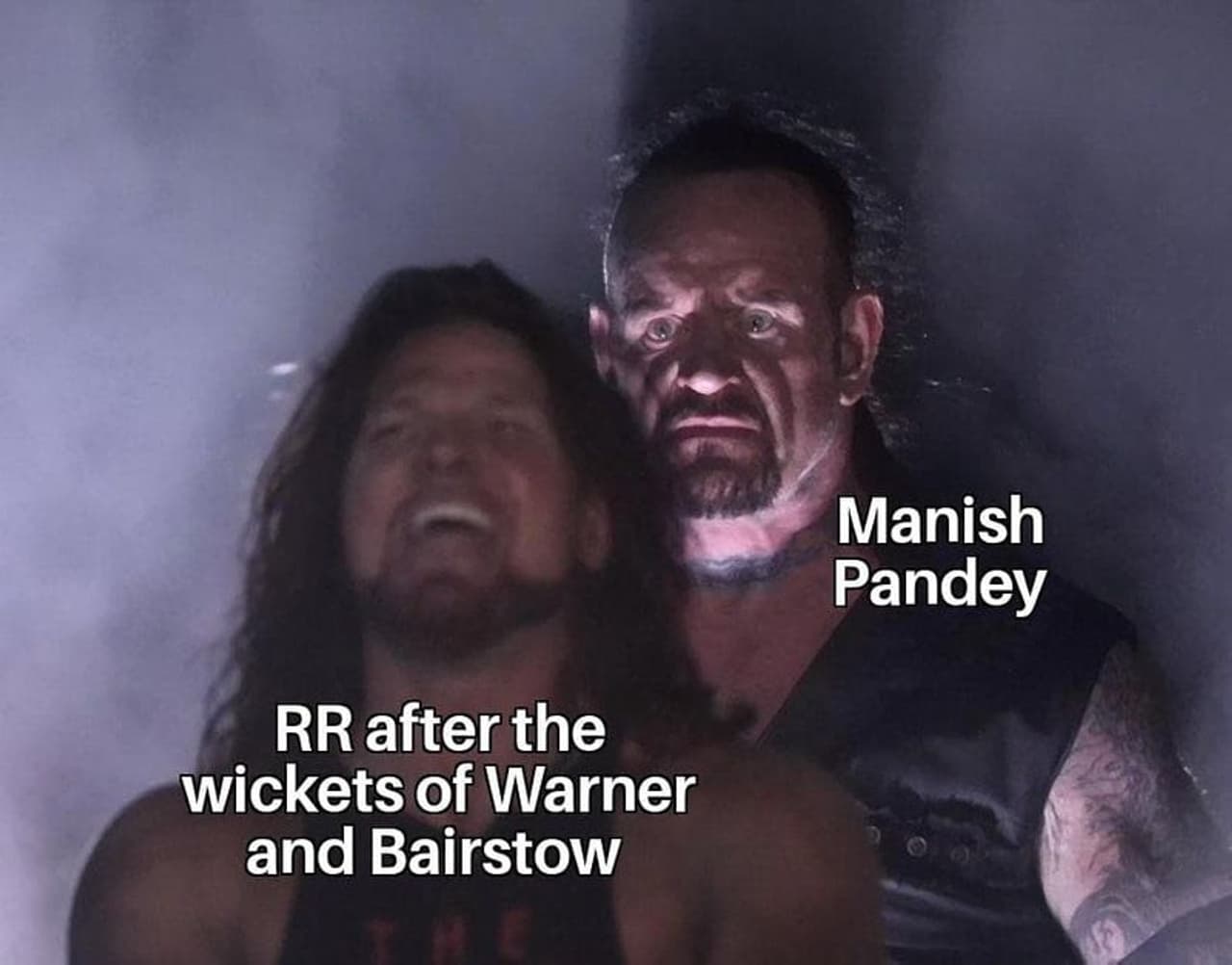 <p>సన్రైజర్స్ హైదరాబాద్ టీమ్లో స్టార్లుగా రాణిస్తున్న వార్నర్, బెయిర్స్టోను అవుట్ చేసిన మ్యాచ్ గెలిచేసినట్టే అనుకున్నారు రాజస్థాన్ రాయల్స్...</p> <p>సన్రైజర్స్ హైదరాబాద్ టీమ్లో స్టార్లుగా రాణిస్తున్న వార్నర్, బెయిర్స్టోను అవుట్ చేసిన మ్యాచ్ గెలిచేసినట్టే అనుకున్నారు రాజస్థాన్ రాయల్స్...</p>