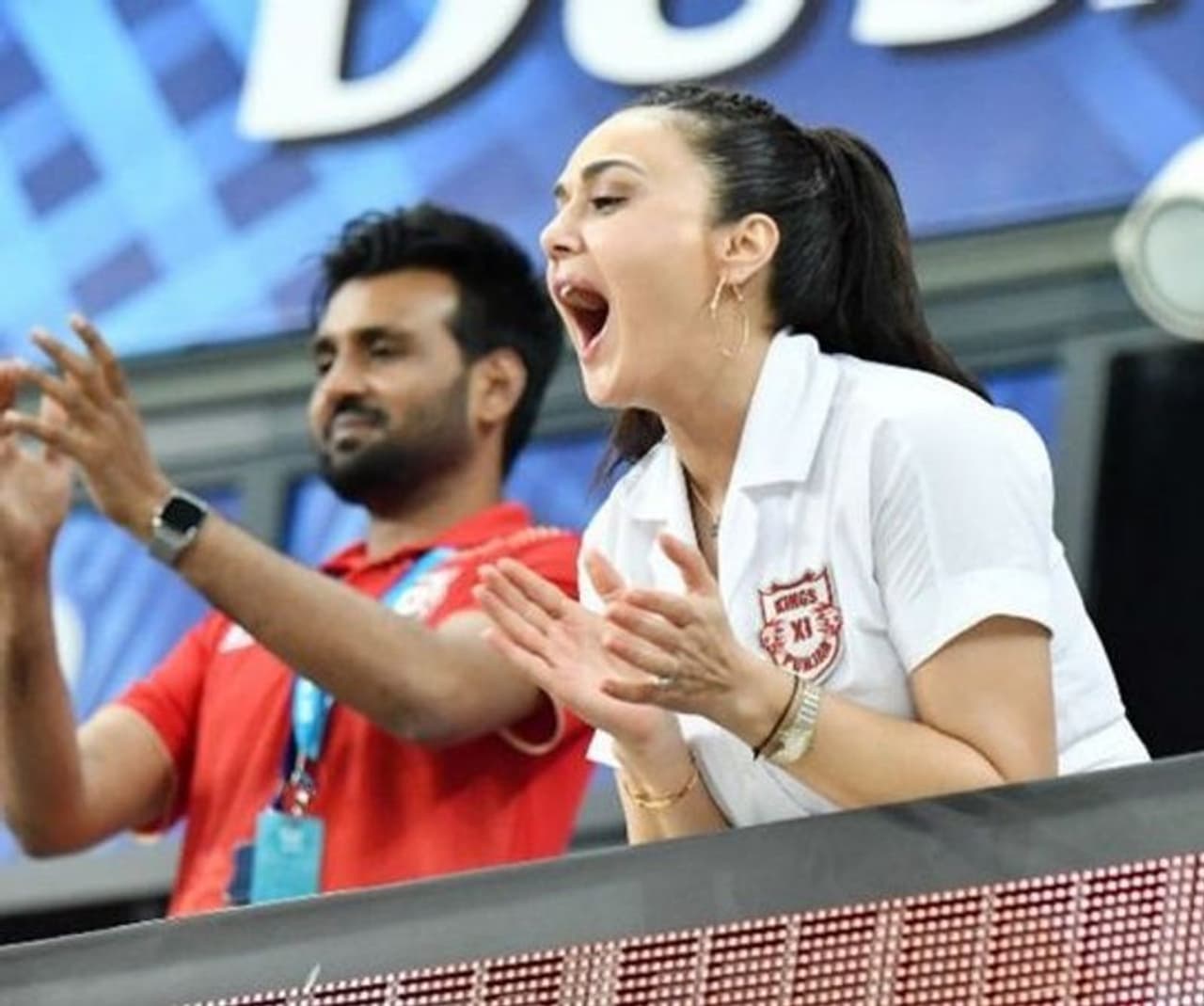 <p style="text align: justify;">Kings XI Punjab (KXIP) owner Preity Zinta has been long associated with the franchise. The proud owner has stood with the team through all thick and thin.</p>