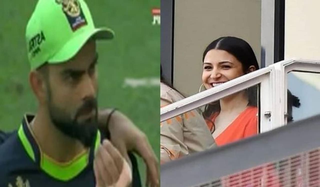 <p>ವಿರಾಟ್ ಹೆಂಡತಿ ಅನುಷ್ಕಾ ಸಮಯಕ್ಕೆ ಸರಿಯಾಗಿ ಆಹಾರವನ್ನು ಸೇವಿಸುತ್ತಾರೋ ಇಲ್ಲವೋ ಎಂಬ ಬಗ್ಗೆಯೂ ವಿಶೇಷ ಕಾಳಜಿ ವಹಿಸುತ್ತಾರೆ. ಕೆಲವು ದಿನಗಳ ಹಿಂದೆ ಕ್ರಿಕೆಟ್ ಮೈದಾನದಿಂದ ಬಂದ ಫೋಟೋವೊಂದು ವೈರಲ್ ಆಗಿದ್ದು, ಅದರಲ್ಲಿ ವಿರಾಟ್ ತನ್ನ ಹೆಂಡತಿಗೆ ಕೈ ಸನ್ನೆ ಮೂಲಕ ಆಹಾರ ಸೇವಿಸಲು ಹೇಳುತ್ತಿದ್ದಾರೆ.</p> <p>ವಿರಾಟ್ ಹೆಂಡತಿ ಅನುಷ್ಕಾ ಸಮಯಕ್ಕೆ ಸರಿಯಾಗಿ ಆಹಾರವನ್ನು ಸೇವಿಸುತ್ತಾರೋ ಇಲ್ಲವೋ ಎಂಬ ಬಗ್ಗೆಯೂ ವಿಶೇಷ ಕಾಳಜಿ ವಹಿಸುತ್ತಾರೆ. ಕೆಲವು ದಿನಗಳ ಹಿಂದೆ ಕ್ರಿಕೆಟ್ ಮೈದಾನದಿಂದ ಬಂದ ಫೋಟೋವೊಂದು ವೈರಲ್ ಆಗಿದ್ದು, ಅದರಲ್ಲಿ ವಿರಾಟ್ ತನ್ನ ಹೆಂಡತಿಗೆ ಕೈ ಸನ್ನೆ ಮೂಲಕ ಆಹಾರ ಸೇವಿಸಲು ಹೇಳುತ್ತಿದ್ದಾರೆ.</p>