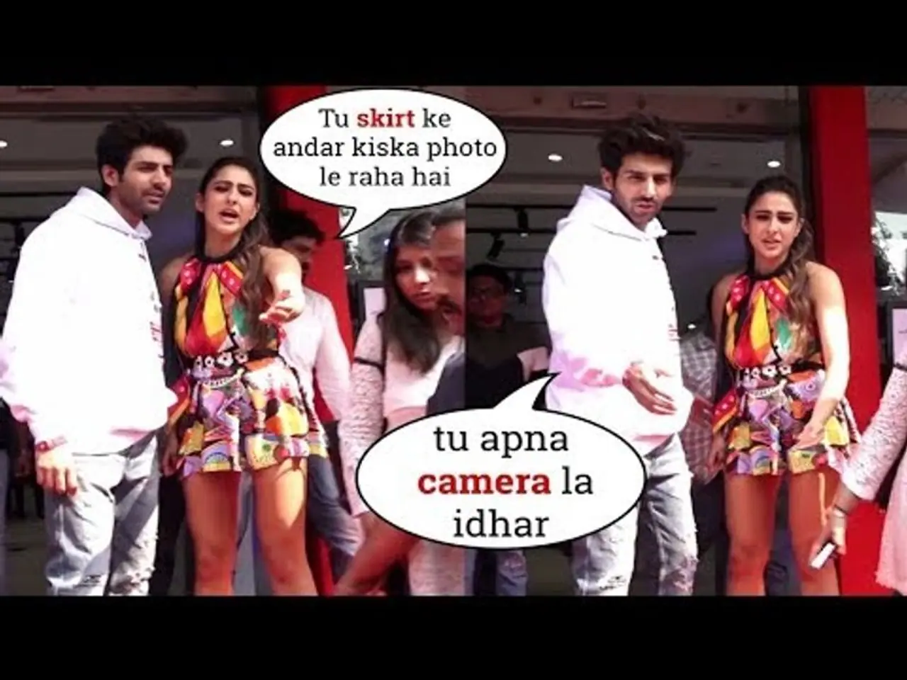 <p>During Love Aaj Kal promotion, Sara Ali Khan and Kartik Aaryan were too busy promoting their movie, where Sara lost her cool and yelled at a photographer, who was taking her pictures.</p> <p>During Love Aaj Kal promotion, Sara Ali Khan and Kartik Aaryan were too busy promoting their movie, where Sara lost her cool and yelled at a photographer, who was taking her pictures.</p>