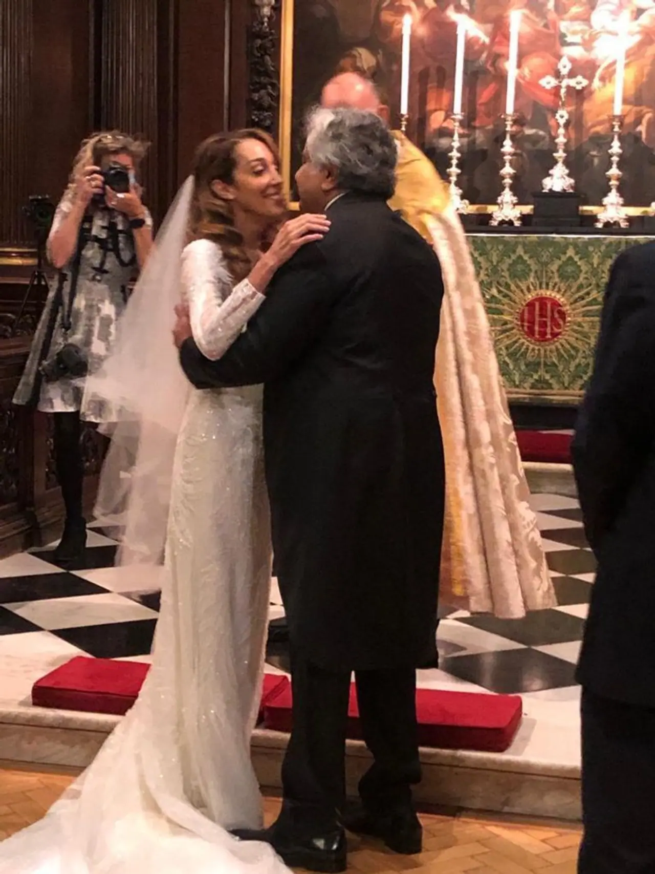 <p>India's former solicitor general and practicing Supreme Court advocate Harish Salve tied the knot with British artist Caroline Brossard at a church ceremony in London. </p> <p>India's former solicitor general and practicing Supreme Court advocate Harish Salve tied the knot with British artist Caroline Brossard at a church ceremony in London. </p>