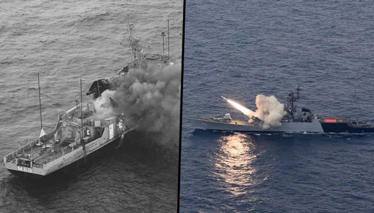 <p>The Indian Navy successfully test fired &nbsp;an anti ship missile from guided missile corvette INS Kora.&nbsp;</p>