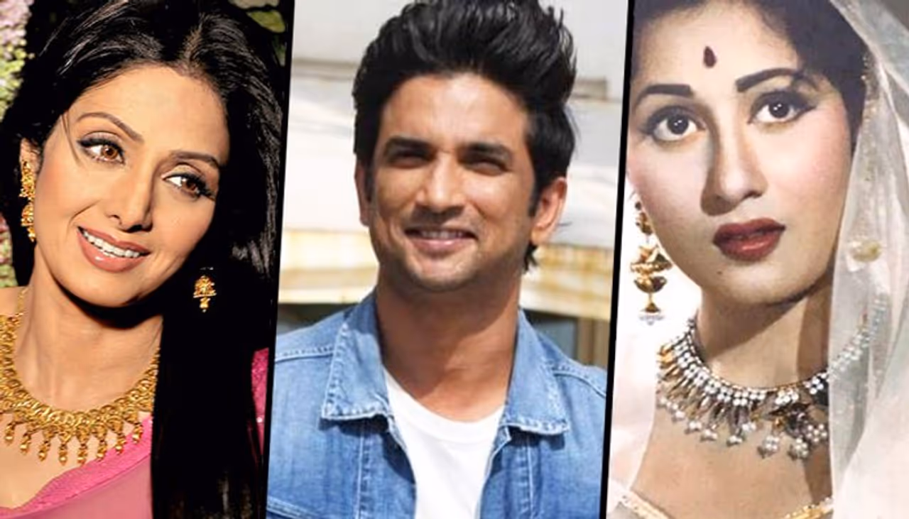 <p>Bollywood actor Sushant Singh Rajput died before his film Dil Bechara’s release. Like Sushant, several other Bollywood stars passed away before they could see their movies on the silver screen because those celebs were not with us to witness and experience the success of their films. Here are 7 actors who passed away just days before their movies released.</p>