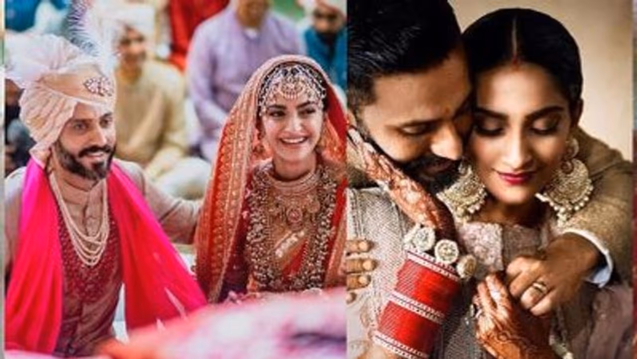 <p style="text align: justify;"><br />సోనమ్ కపూర్ ఆనంద్ అహుజ ల వివాహం ఘనంగా జరిగింది. బాలీవుడ్ ప్రముఖులు అతిధులుగా హాజరైన ఈ వేడుకలో కలువ పూల ప్రింట్స్ కలిగిన రెడ్ శారీలో సోనమ్ మెరిసిపోయింది. ఇక సోనమ్ ధరించిన ఎంగేజ్మెంట్ రింగ్ ధర రూ. 90లక్షలట.&nbsp;</p>