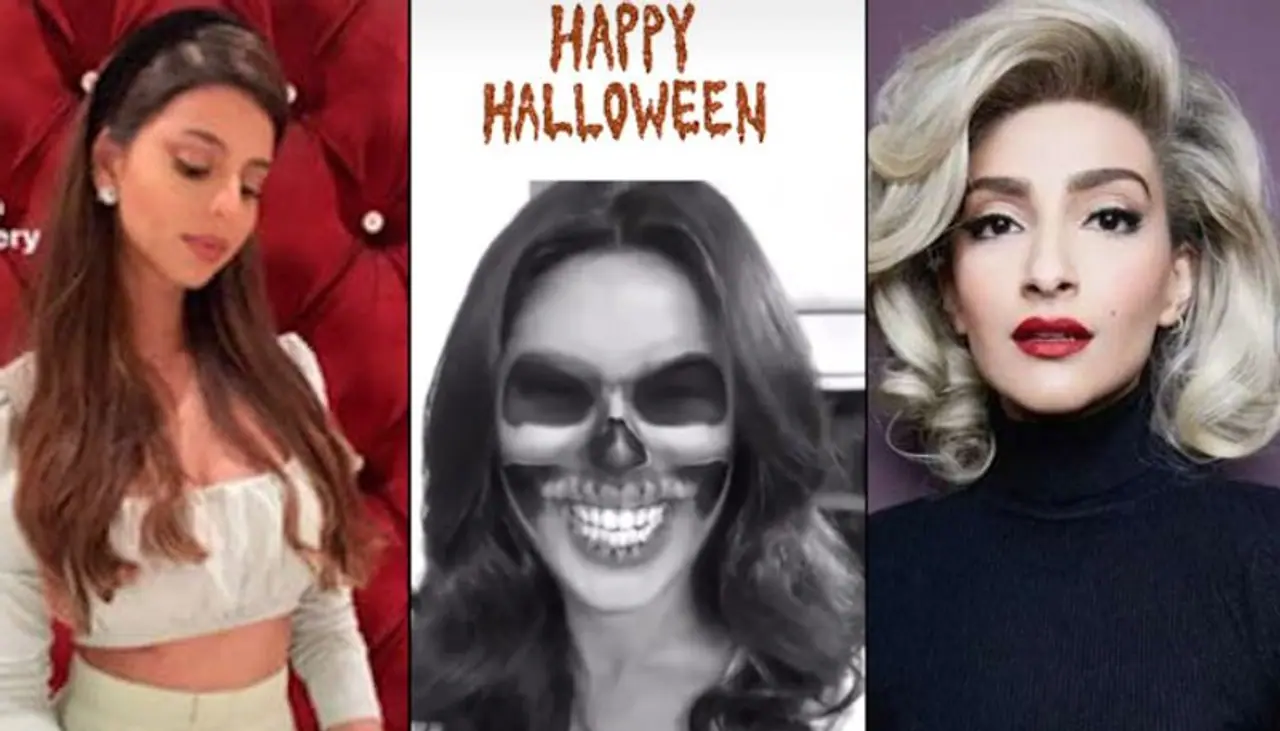 <p style="text align: justify;">Halloween is that time of the year when people dress up weirdly to get treats and trick others with their pranks. But, due to the Covid 19 situation, this year nobody could celebrate it properly. Don't get upset; your Bollywood stars are here for your rescue. Look at how your favourite celebs shared their Halloween moments, read on.<br /> </p> <p style="text align: justify;">Halloween is that time of the year when people dress up weirdly to get treats and trick others with their pranks. But, due to the Covid 19 situation, this year nobody could celebrate it properly. Don't get upset; your Bollywood stars are here for your rescue. Look at how your favourite celebs shared their Halloween moments, read on.<br /> </p>