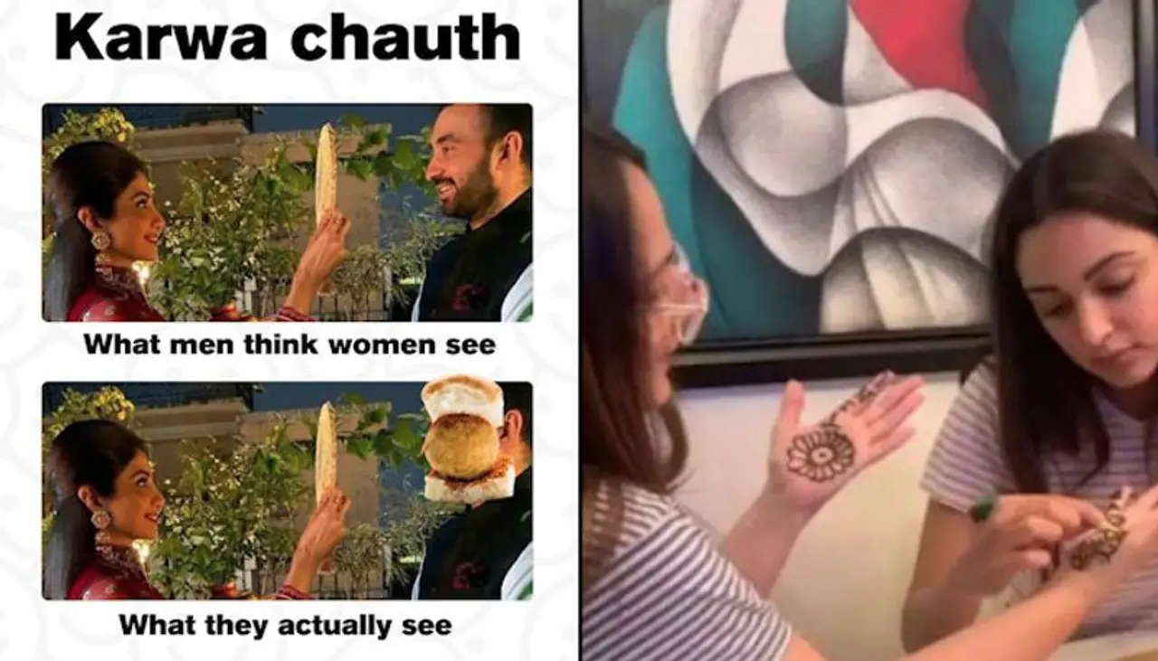 <p style="text align: justify;">While Raj Kundra, Shilpa Shetty's husband is sharing funny memes based on Karwa Chauth on his Twitter account to cheer his wife, on the other hand, Kiara Advani is helping her mom to prepare on this festival. Here's what you need to know more.<br /> </p> <p style="text align: justify;">While Raj Kundra, Shilpa Shetty's husband is sharing funny memes based on Karwa Chauth on his Twitter account to cheer his wife, on the other hand, Kiara Advani is helping her mom to prepare on this festival. Here's what you need to know more.<br /> </p>