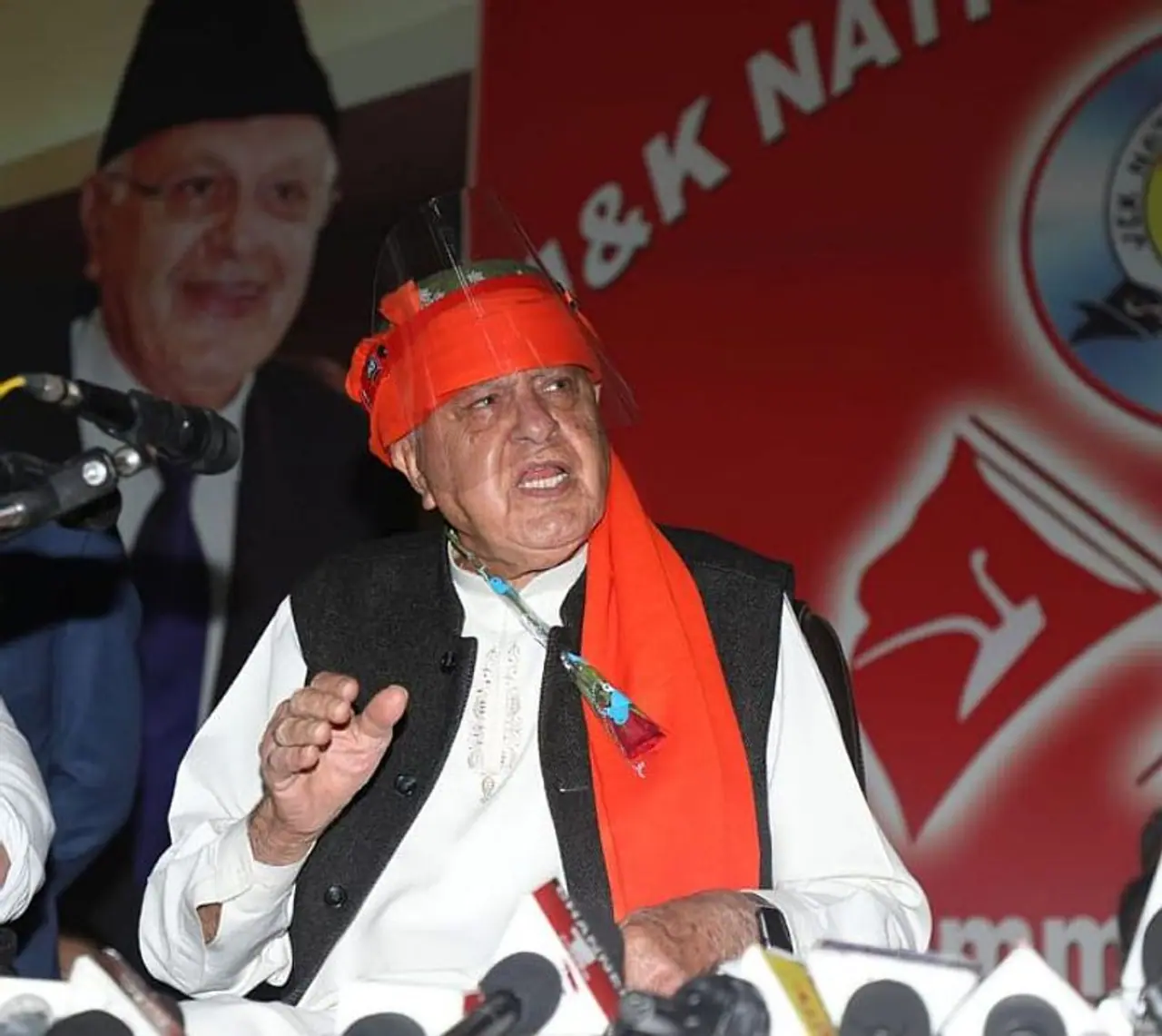 <p>A day after National Conference patron Farooq Abdullah and his son Omar criticised the BJP government for allegedly peddling lies before and after the revocation of Articles 370 and 35 A in Jammu and Kashmir, the Shiv Sena has lashed out them. Shiv Sena leader Sanjay Raut told media persons, "If Farooq Abdullah wants, he can go to Pakistan and implement Article 370 there. In India, there is no place for Article 370 and 35 A."</p> <p>A day after National Conference patron Farooq Abdullah and his son Omar criticised the BJP government for allegedly peddling lies before and after the revocation of Articles 370 and 35 A in Jammu and Kashmir, the Shiv Sena has lashed out them. Shiv Sena leader Sanjay Raut told media persons, "If Farooq Abdullah wants, he can go to Pakistan and implement Article 370 there. In India, there is no place for Article 370 and 35 A."</p>