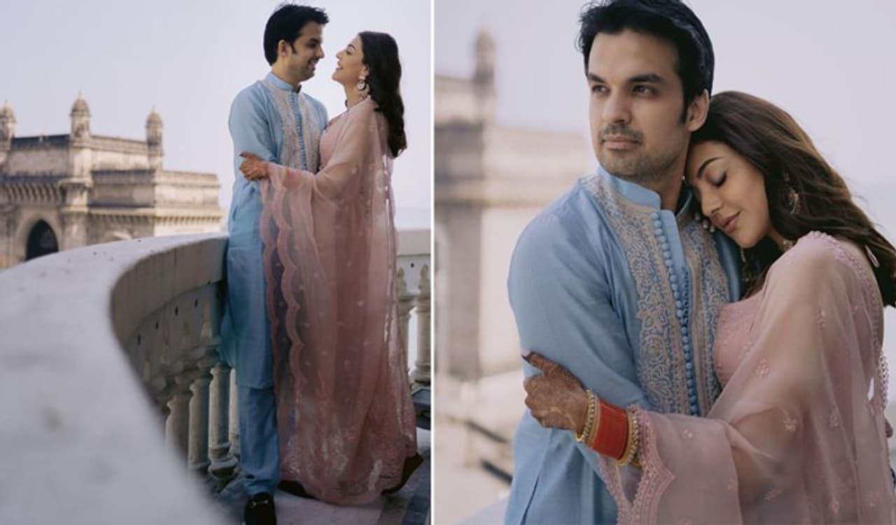 <p>கடந்த 30ம் தேதி பிரபல நடிகை காஜல் அகர்வாலுக்கும் தொழிலதிபர் கெளதம் கிட்சிலுவுக்கும் மும்பையில் திருமணம் நடைபெற்றது. </p> <p>கடந்த 30ம் தேதி பிரபல நடிகை காஜல் அகர்வாலுக்கும் தொழிலதிபர் கெளதம் கிட்சிலுவுக்கும் மும்பையில் திருமணம் நடைபெற்றது. </p>