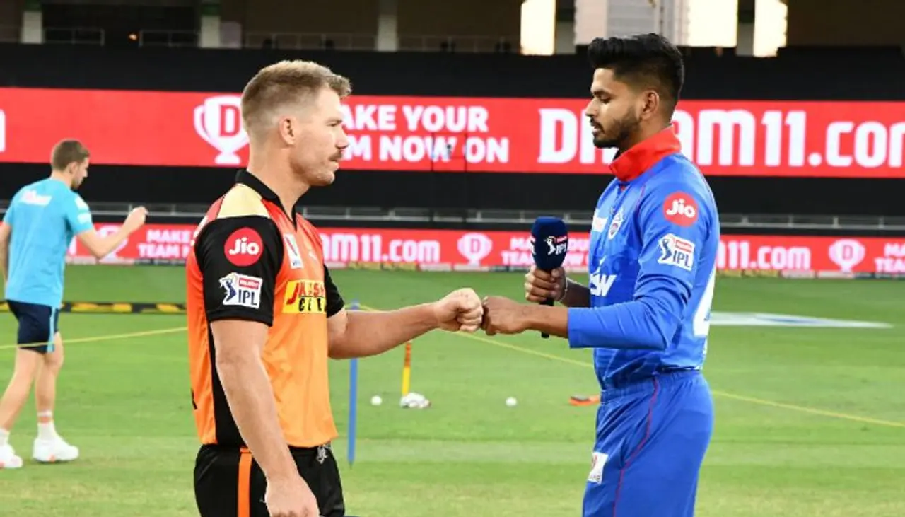 <p>ஐபிஎல் 13வது சீசனின் 2வது தகுதிச்சுற்று போட்டியில் டெல்லி கேபிடள்ஸ் மற்றும் சன்ரைசர்ஸ் ஹைதராபாத் அணிகள் மோதுகின்றன. முதல் தகுதிச்சுற்று போட்டியில் மும்பை அணியிடம் தோற்ற டெல்லி அணியும், எலிமினேட்டரில் ஆர்சிபியை வீழ்த்திய சன்ரைசர்ஸும் இன்று மோதுகின்றன.</p> <p>ஐபிஎல் 13வது சீசனின் 2வது தகுதிச்சுற்று போட்டியில் டெல்லி கேபிடள்ஸ் மற்றும் சன்ரைசர்ஸ் ஹைதராபாத் அணிகள் மோதுகின்றன. முதல் தகுதிச்சுற்று போட்டியில் மும்பை அணியிடம் தோற்ற டெல்லி அணியும், எலிமினேட்டரில் ஆர்சிபியை வீழ்த்திய சன்ரைசர்ஸும் இன்று மோதுகின்றன.</p>