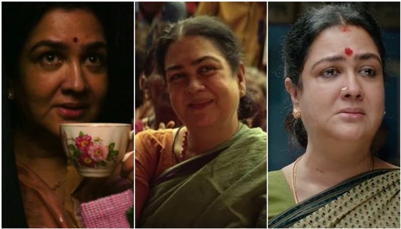 <p>ഇപ്പോഴിതാ ഒരു മാസത്തിനുള്ളില്‍ മൂന്ന് തമിഴ് സിനിമകളില്‍ തികച്ചും വ്യത്യസ്തരായ മൂന്ന് കഥാപാത്രങ്ങളെ അവതരിപ്പിച്ചിരിക്കുകയാണ് ഉര്‍വ്വശി. മൂന്നും പേര്‍ക്കും മൂന്ന് വ്യത്യസ്ത മാനങ്ങളിലൂന്നിയ പ്രകടനം കാഴ്ചവച്ച ഉര്‍വ്വശിക്ക് സോഷ്യല്‍ മീഡിയയിലെല്ലാം അഭിനന്ദനങ്ങളുടെ പ്രവാഹമാണ്. 'Form is temporary, Class in permanent' എന്നാണ് ഉര്‍വ്വശിയുടെ പ്രകടനത്തെക്കുറിച്ച് ട്വിറ്ററില്‍ പലരും കുറിക്കുന്നത്. കഴിഞ്ഞ ദിവസം ട്വിറ്ററിലെ ട്രെന്‍ഡിംഗ് ടോപ്പിക്കും ആയിരുന്നു #Urvashi.&nbsp;</p>