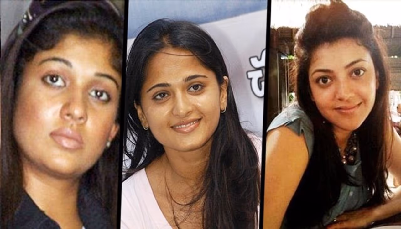 <p>We all love watching our favourite actress in movies. Have you ever thought about how these heroines look in real life without any makeup?</p> <p>We all love watching our favourite actress in movies. Have you ever thought about how these heroines look in real life without any makeup?</p>