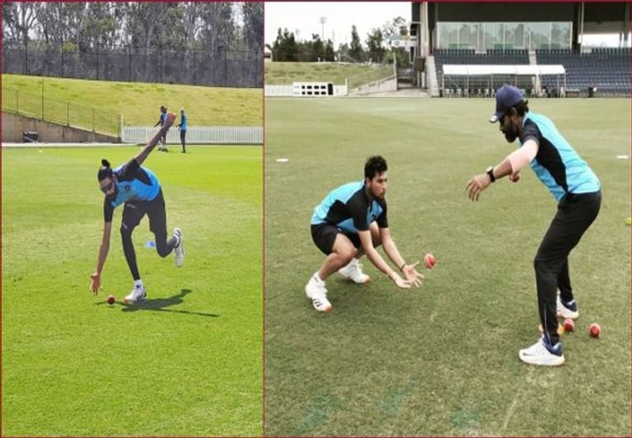 <p>இந்தநிலையில், 3 வடிவ தொடர்களுக்கான அணியில் இடம்பிடித்துள்ள பேட்ஸ்மேன்கள் மற்றும் பவுலர்கள் அனைவருமே டெஸ்ட் கிரிக்கெட்டுக்கான பயிற்சியில் பங்கேற்று வருகின்றனர்<br /> </p> <p>இந்தநிலையில், 3 வடிவ தொடர்களுக்கான அணியில் இடம்பிடித்துள்ள பேட்ஸ்மேன்கள் மற்றும் பவுலர்கள் அனைவருமே டெஸ்ட் கிரிக்கெட்டுக்கான பயிற்சியில் பங்கேற்று வருகின்றனர்<br /> </p>