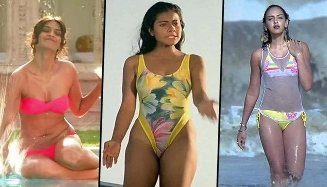 <p>ಕಾಜೋಲ್ನಿಂದ ಹಿಡಿದು ಸೋನಮ್ ಕಪೂರ್ವರೆಗೆ ಕೆಲವು ನಟಿಯರು ಬಿಕನಿಯಲ್ಲಿ ಕಾಣಿಸಿಕೊಳ್ಳಬಾರದು ಎಂಬ ಅಭಿಪ್ರಾಯವನ್ನು ಜನ ಹೊಂದಿದ್ದಾರೆ. </p> <p>ಕಾಜೋಲ್ನಿಂದ ಹಿಡಿದು ಸೋನಮ್ ಕಪೂರ್ವರೆಗೆ ಕೆಲವು ನಟಿಯರು ಬಿಕನಿಯಲ್ಲಿ ಕಾಣಿಸಿಕೊಳ್ಳಬಾರದು ಎಂಬ ಅಭಿಪ್ರಾಯವನ್ನು ಜನ ಹೊಂದಿದ್ದಾರೆ. </p>