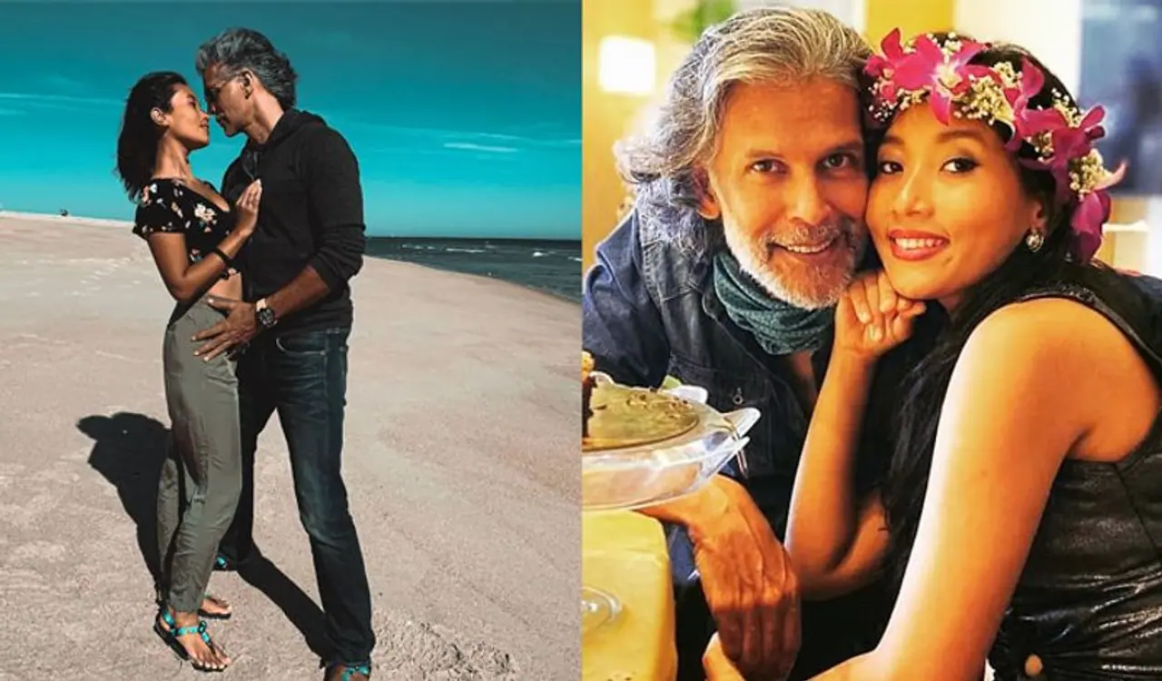 <p>Everyone is aware of the massive age difference between actor Milind soman and Ankita Konwar. But the couple stood true to their love and proved that affection and love has no age boundaries.</p><p>&nbsp;</p>