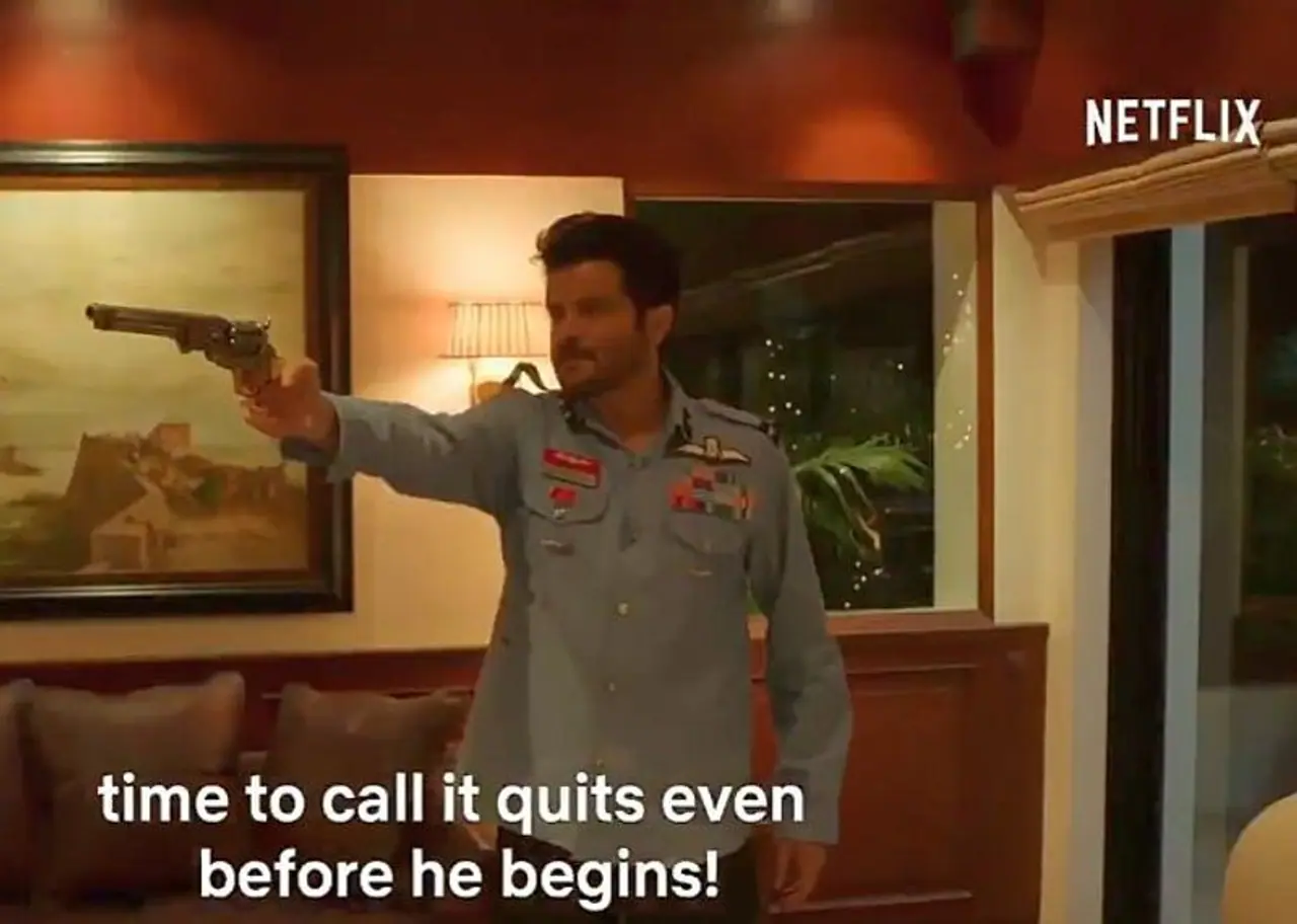 <p>The IAF has asked the makers to remove certain scenes from the scheduled release on December 24.<br /> </p><p>In a tweet, the IAF said: "The IAF uniform in this video is inaccurately donned and the language used is inappropriate. This does not conform to the behavioural norms of those in the Armed Forces of India. The related scenes need to be withdrawn."<br /> </p><p>The controversy has once again brought to the fore the issue of creative liberties taken by OTT platform filmmakers at the expense of the armed forces.</p> <p>The IAF has asked the makers to remove certain scenes from the scheduled release on December 24.<br /> </p><p>In a tweet, the IAF said: "The IAF uniform in this video is inaccurately donned and the language used is inappropriate. This does not conform to the behavioural norms of those in the Armed Forces of India. The related scenes need to be withdrawn."<br /> </p><p>The controversy has once again brought to the fore the issue of creative liberties taken by OTT platform filmmakers at the expense of the armed forces.</p>