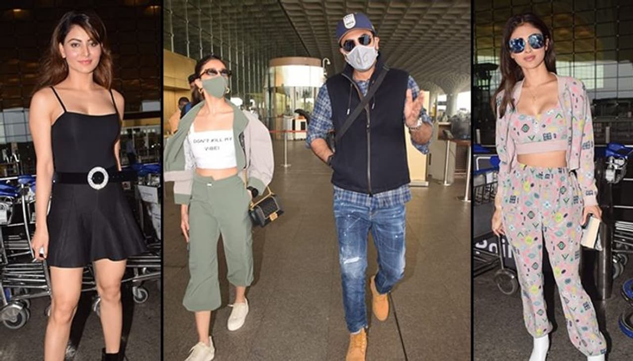 <p>ಆಲಿಯಾ ಭಟ್‌ನಿಂದ ಮೌನಿ ರಾಯ್ವರೆಗೆ ಬಾಲಿವುಡ್ ಸೆಲೆಬ್ರಿಟಿಗಳು ವಿಮಾನ ಹತ್ತುವ ಮೊದಲು ಏರ್‌ಪೋರ್ಟ್‌ನಲ್ಲಿ ಪಾಪರಾಜಿಗಳಿಗೆ ಪೋಸ್ ನೀಡಿದ್ದು ಹೀಗೆ.&nbsp;</p>