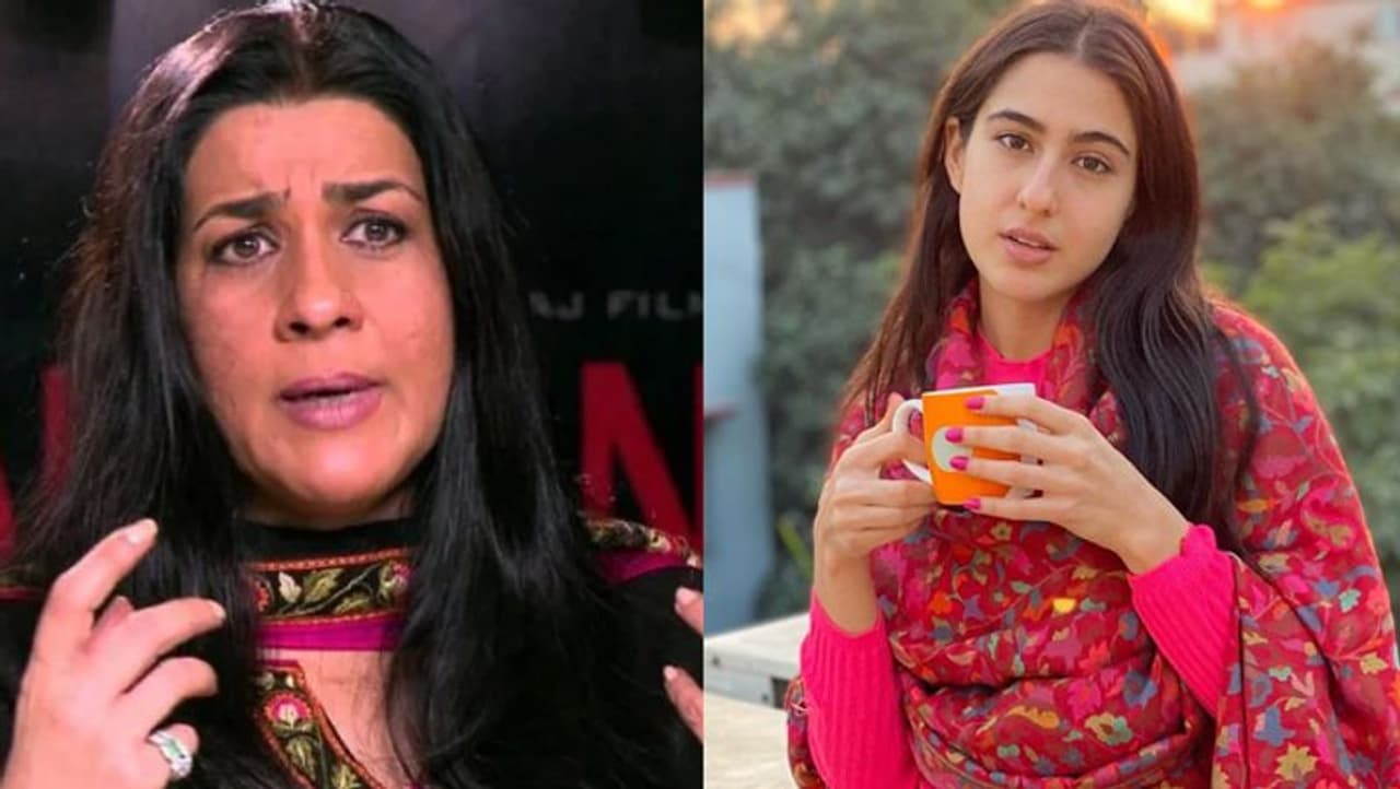 <p style="text align: justify;">We all know how much Sara Ali Khan loves to look and style like her mother, Amrita Singh. Many say that she is the replica of her mom.</p> <p style="text align: justify;">We all know how much Sara Ali Khan loves to look and style like her mother, Amrita Singh. Many say that she is the replica of her mom.</p>