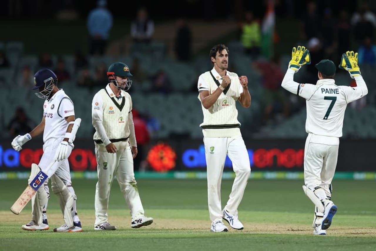 <p>Visitors India were off to a plodding start, as they are 233/6 at stumps on Day 1, against hosts Australia, in the first day night Test for the Border Gavaskar Trophy, at the Adelaide Oval, on Thursday. The Australian pacers have been effective so far, while seamer Mitchell Starc has claimed the best figures of 2/49.</p>