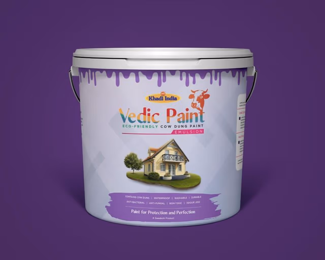 <p>Khadi India under Khadi & Village Industries Commission, Government of India, is soon launching Vedic Paint made out of cow dung.</p> <p>Khadi India under Khadi & Village Industries Commission, Government of India, is soon launching Vedic Paint made out of cow dung.</p>
