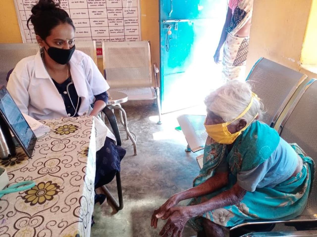 <p>To help citizens in remote areas, Dantewada, Chhattisgarh has initiated telemedicine Mobile phone with rightwards arrow at left services, which have helped in increasing the reach of doctors.</p> <p>To help citizens in remote areas, Dantewada, Chhattisgarh has initiated telemedicine Mobile phone with rightwards arrow at left services, which have helped in increasing the reach of doctors.</p>