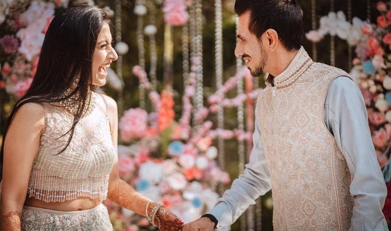 <p>Indian leg spinner, Yuzvendra Chahal has stolen the limelight once again, this time on a personal front. He has got hitched with YouTube choregrapher, Dhanashree Verma.</p> <p>Indian leg spinner, Yuzvendra Chahal has stolen the limelight once again, this time on a personal front. He has got hitched with YouTube choregrapher, Dhanashree Verma.</p>