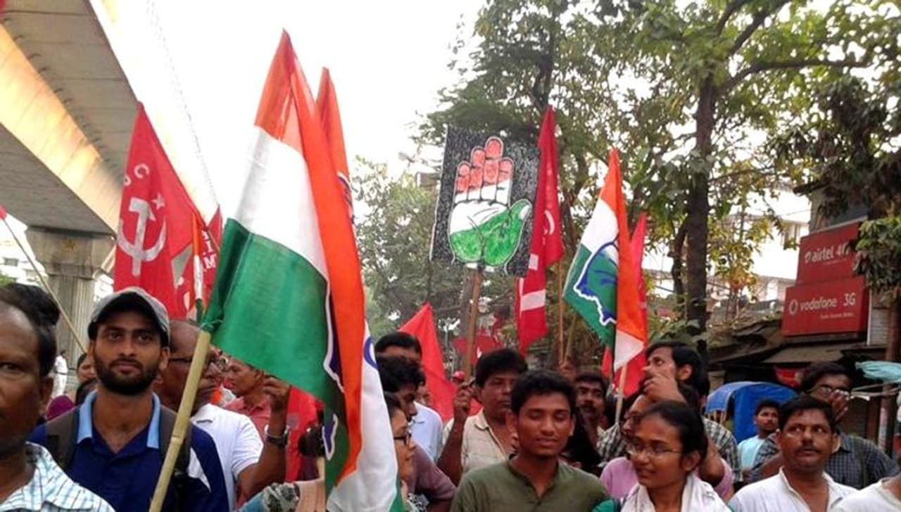 <p>The Left Front and the Congress on Tuesday (February 16) announced finalisation of seat sharing for Bengal Assembly polls. However, they refrained from saying the number of constituencies each would contest because of parleys with Indian Secular Front and other parties.</p> <p>The Left Front and the Congress on Tuesday (February 16) announced finalisation of seat sharing for Bengal Assembly polls. However, they refrained from saying the number of constituencies each would contest because of parleys with Indian Secular Front and other parties.</p>