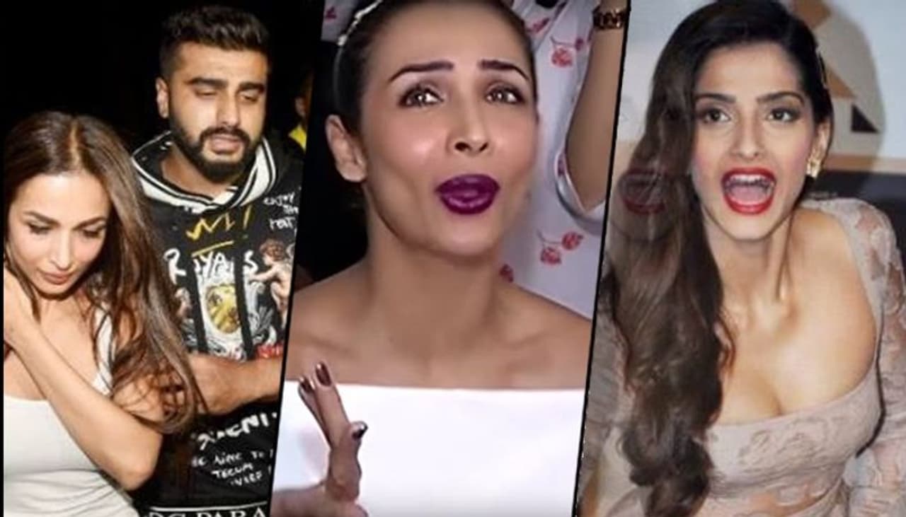 <p>On designer Manish Malhotra's 50th birthday party, which was held in Mumbai, Malaika Arora was enjoying the party with her gals wearing a silver high slit gown.</p>