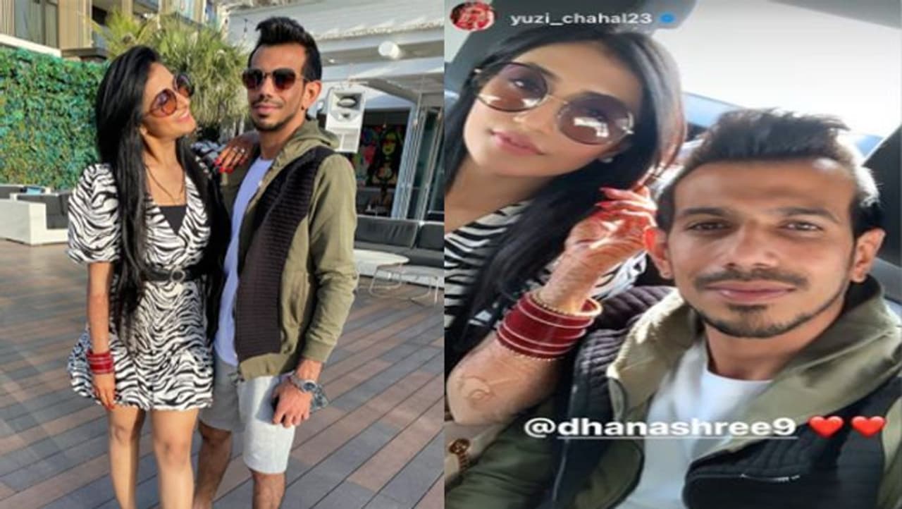 <p>Indian leg spinner, Yuzvendra Chahal has been in the news of late, following his recent marriage to YouTube choreographer, Dhanashree Verma, last week. Meanwhile, as usual, the couple is currently in Dubai, enjoying their honeymoon.</p> <p>Indian leg spinner, Yuzvendra Chahal has been in the news of late, following his recent marriage to YouTube choreographer, Dhanashree Verma, last week. Meanwhile, as usual, the couple is currently in Dubai, enjoying their honeymoon.</p>