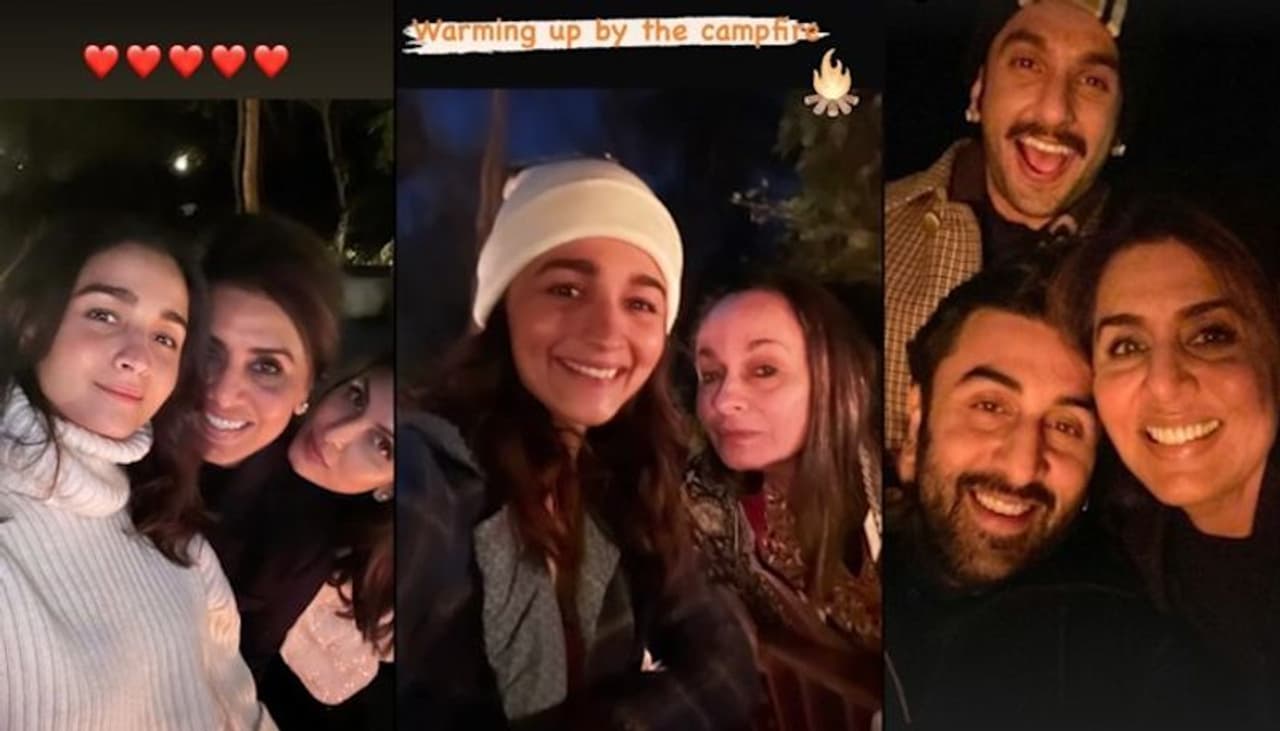 <p>A few days ago, we saw Ranveer Singh and Deepika Padukone heading to Jaipur and soon after Kapoors and Bhatts joined them for the vacation. Later, news came in that the families went to Ranthambhore wildlife sanctuary.</p> <p>A few days ago, we saw Ranveer Singh and Deepika Padukone heading to Jaipur and soon after Kapoors and Bhatts joined them for the vacation. Later, news came in that the families went to Ranthambhore wildlife sanctuary.</p>